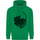 MUTTS Military Utility Tactical Trucks 4x4 Mens 80% Cotton Hoodie Irish Green