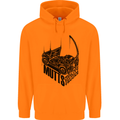 MUTTS Military Utility Tactical Trucks 4x4 Mens 80% Cotton Hoodie Orange