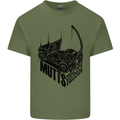 MUTTS Military Utility Tactical Trucks 4x4 Mens Cotton T-Shirt Tee Top Military Green