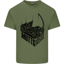 MUTTS Military Utility Tactical Trucks 4x4 Mens Cotton T-Shirt Tee Top Military Green