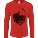 MUTTS Military Utility Tactical Trucks 4x4 Mens Long Sleeve T-Shirt Red