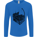 MUTTS Military Utility Tactical Trucks 4x4 Mens Long Sleeve T-Shirt Royal Blue