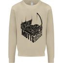 MUTTS Military Utility Tactical Trucks 4x4 Mens Sweatshirt Jumper Sand