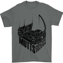 MUTTS Military Utility Tactical Trucks 4x4 Mens T-Shirt Cotton Gildan Charcoal