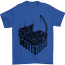 MUTTS Military Utility Tactical Trucks 4x4 Mens T-Shirt Cotton Gildan Royal Blue