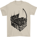 MUTTS Military Utility Tactical Trucks 4x4 Mens T-Shirt Cotton Gildan Sand