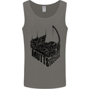 MUTTS Military Utility Tactical Trucks 4x4 Mens Vest Tank Top Charcoal