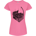 MUTTS Military Utility Tactical Trucks 4x4 Womens Petite Cut T-Shirt Azalea