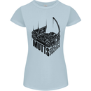 MUTTS Military Utility Tactical Trucks 4x4 Womens Petite Cut T-Shirt Light Blue