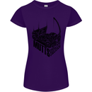 MUTTS Military Utility Tactical Trucks 4x4 Womens Petite Cut T-Shirt Purple