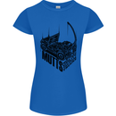MUTTS Military Utility Tactical Trucks 4x4 Womens Petite Cut T-Shirt Royal Blue