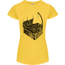 MUTTS Military Utility Tactical Trucks 4x4 Womens Petite Cut T-Shirt Yellow