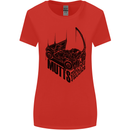 MUTTS Military Utility Tactical Trucks 4x4 Womens Wider Cut T-Shirt Red