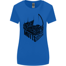 MUTTS Military Utility Tactical Trucks 4x4 Womens Wider Cut T-Shirt Royal Blue