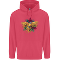 Maacaw Parrot In the Jungle Childrens Kids Hoodie Heliconia