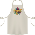 Maacaw Parrot In the Jungle Cotton Apron 100% Organic Natural