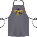 Maacaw Parrot In the Jungle Cotton Apron 100% Organic Steel