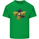 Maacaw Parrot In the Jungle Kids T-Shirt Childrens Irish Green