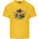 Maacaw Parrot In the Jungle Kids T-Shirt Childrens Yellow