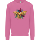 Maacaw Parrot In the Jungle Mens Sweatshirt Jumper Azalea