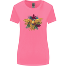 Maacaw Parrot In the Jungle Womens Wider Cut T-Shirt Azalea