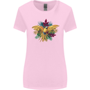 Maacaw Parrot In the Jungle Womens Wider Cut T-Shirt Light Pink