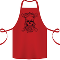Machinist I Have Tolerance Issues Cotton Apron 100% Organic Red