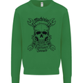 Machinist I Have Tolerance Issues Kids Sweatshirt Jumper Irish Green