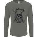 Machinist I Have Tolerance Issues Mens Long Sleeve T-Shirt Charcoal