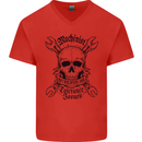 Machinist I Have Tolerance Issues Mens V-Neck Cotton T-Shirt Red