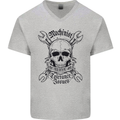 Machinist I Have Tolerance Issues Mens V-Neck Cotton T-Shirt Sports Grey