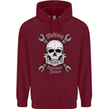 Machinist I Have Tolerance Issues Skull Childrens Kids Hoodie Maroon