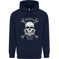 Machinist I Have Tolerance Issues Skull Childrens Kids Hoodie Navy Blue
