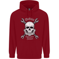 Machinist I Have Tolerance Issues Skull Childrens Kids Hoodie Red