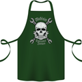 Machinist I Have Tolerance Issues Skull Cotton Apron 100% Organic Forest Green