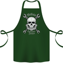 Machinist I Have Tolerance Issues Skull Cotton Apron 100% Organic Forest Green