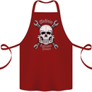 Machinist I Have Tolerance Issues Skull Cotton Apron 100% Organic Maroon
