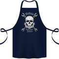 Machinist I Have Tolerance Issues Skull Cotton Apron 100% Organic Navy Blue
