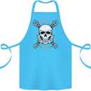 Machinist I Have Tolerance Issues Skull Cotton Apron 100% Organic Turquoise