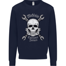 Machinist I Have Tolerance Issues Skull Kids Sweatshirt Jumper Navy Blue