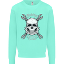 Machinist I Have Tolerance Issues Skull Kids Sweatshirt Jumper Peppermint