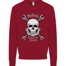 Machinist I Have Tolerance Issues Skull Kids Sweatshirt Jumper Red