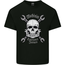Machinist I Have Tolerance Issues Skull Kids T-Shirt Childrens Black