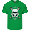 Machinist I Have Tolerance Issues Skull Kids T-Shirt Childrens Irish Green
