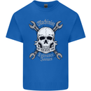 Machinist I Have Tolerance Issues Skull Kids T-Shirt Childrens Royal Blue
