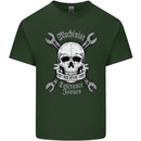 Machinist I Have Tolerance Issues Skull Mens Cotton T-Shirt Tee Top Forest Green