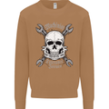 Machinist I Have Tolerance Issues Skull Mens Sweatshirt Jumper Caramel Latte
