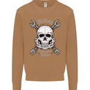 Machinist I Have Tolerance Issues Skull Mens Sweatshirt Jumper Caramel Latte