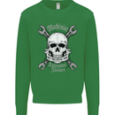 Machinist I Have Tolerance Issues Skull Mens Sweatshirt Jumper Irish Green
