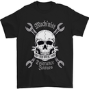 Machinist I Have Tolerance Issues Skull Mens T-Shirt 100% Cotton Black